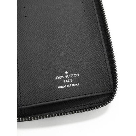 Louis Vuitton Monogram Eclipse Black Zippy Wallet Vertical Zip Long - Picture 4 of 5